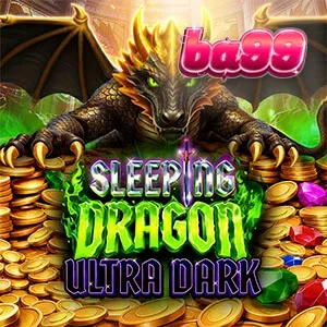 Tampilan visual slot Sleeping Dragon Ultra Dark dengan naga emas di atas gulungan